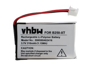 4064115997637 - Vhbw - Akku kompatibel mit Cobra 840 Kamera (310 mAh 37 v Li-Polymer)