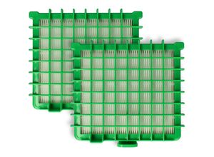 4064115999754 - Filterset 2x Staubsaugerfilter kompatibel mit Rowenta RO5931GA410 RO5931U1410 RO593311410 RO5933EA410 Staubsauger - hepa Filter Allergiefilter