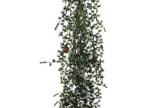 4064118113577 - Winterliche Kunstpflanze CREATIV GREEN Weihnachtsdeko Weihnachtsgirlande grün L190cm Kunststoff Kunstpflanzen Weihnachtsgirlande Girlande mit Zapfen Länge 190 cm