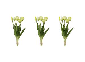 4064118139225 - Gefüllte Tulpen real touch 5er-Bund Höhe 390 mm VE 3 Stk weiß