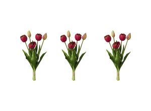 4064118139300 - Gefüllte Tulpen real touch 5er-Bund Höhe 390 mm VE 3 Stk pink