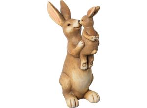 4064118142003 - Osterhase CREATIV HOME Osterdeko mit fröhlichem Gesicht Dekofiguren Gr B H T 165 cm x 25 cm x 11 cm braun Dekofiguren Hase aus Keramik Höhe 25 cm