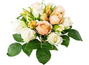 4064118143840 - Kunstblumenstrauß CREATIV GREEN Peonien-Mix-Bund Kunstpflanzen Gr Ø H 18 cm x 29 cm 1 St rosa (altrosa) Kunstpflanzen mit dekorativen Blüten