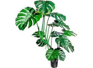 4064118144298 - Kunstbaum CREATIV GREEN Colocasia Kunstpflanzen Gr Ø H 90 cm x 120 cm 1 St grün Kunst-Bäume im Topf