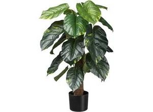 4064118147336 - Kunstpflanze Philodendron Scandes II in Grün Braun