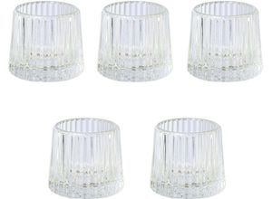 4064118178293 - Teelichthalter HOME AFFAIRE Kerzenhalter Lunery Kerzenhalter Gr H 7 cm farblos (transparent) Windlichter Laternen aus hochwertigem Glas