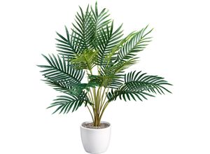 4064118182436 - Künstliche Zimmerpflanze CREATIV GREEN Arecapalme grün H60cm Ø50cm Kunstpflanzen mit detailgetreuen Wedeln