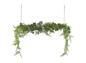 4064118189213 - Dekohänger mit künstlichen Pflanzen auf Metallrahmen Höhe 450 mm kaiserkraft