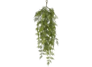 4064118240556 - Kunstpflanze CREATIV GREEN Hängepflanze Asparagus setaceus grün H90cm Kunststoff Kunstpflanzen mit detailgetreuem Blattwerk