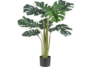 4064118241423 - Kunstpflanze CREATIV GREEN Philodendron Kunstpflanzen Gr H 115cm grün mit detailgetreuem Blattwerk