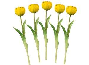 4064118318415 - Kunstblume CREATIV GREEN Tulpe gelb H37cm Kunststoff Kunstpflanzen mit real-touch-Blüten 4064118318415 - Kunstblume CREATIV GREEN Tulpe gelb H37cm Kunststoff Kunstpflanzen mit real-touch-Blüten