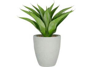 4064118326267 - Kunstpflanze CREATIV GREEN Agave grün H75cm Kunststoff Kunstpflanzen mit 17 Agavenblättern 4064118326267 - Kunstpflanze CREATIV GREEN Agave grün H75cm Kunststoff Kunstpflanzen mit 17 Agavenblättern