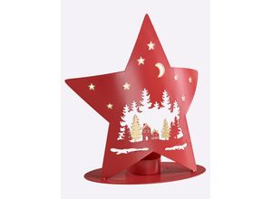 4064118326847 - GASPER Windlicht rot B H T 18cm x 195cm x 8cm Kerzenhalter 4064118326847 - GASPER Windlicht rot B H T 18cm x 195cm x 8cm Kerzenhalter