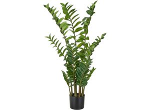 4064118352389 - Kunstpflanze CREATIV GREEN Zamifolia grün H110cm Kunststoff Kunstpflanzen mit detailgetreuer Gestaltung