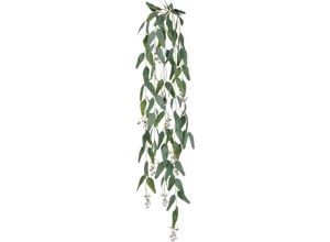 4064118352587 - Kunstranke CREATIV GREEN Eukalyptus grün (grüngrau) H115cm Kunststoff Kunstpflanzen mit Fruchtständen
