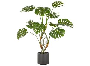 4064118352778 - Kunstpflanze CREATIV GREEN Split Philodendron grün H120cm Kunststoff Kunstpflanzen mit naturgetreuer Gestaltung