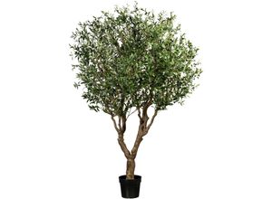 4064118353843 - Kunstbaum CREATIV GREEN Olive grün H240cm Kunststoff Kunstpflanzen mit detailgetreuer Gestaltung