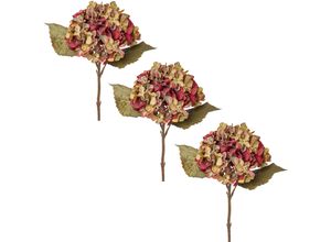 4064118896043 - Kunstblume CREATIV GREEN Hortensie bunt H46cm Ø12cm Obermaterial 70% Polyester 30% Kunststoff Kunstpflanzen