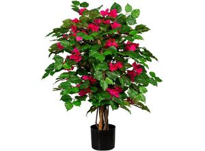 4064118971399 - Kunstpflanze CREATIV GREEN Bougainvillea Kunstpflanzen Gr H 100 cm 1 St rot (kirschrot) Künstliche Zimmerpflanzen