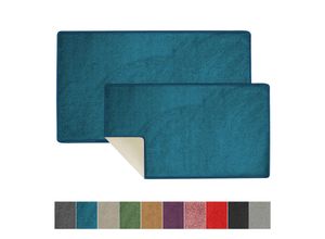 4064149035770 - floordirekt Badematte Carousel Blau