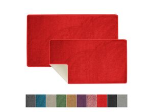4064149041504 - floordirekt Badematte Carousel Rot