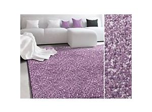 4064149066453 - Hochflorteppich Floordirekt STEP Bali Lila Polypropylen 660 x 1000 mm