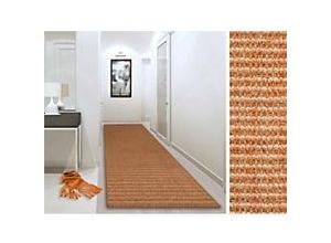 4064149073819 - Sisal-Teppich Floordirekt STEP Sylt Rotbraun Sisal 660 x 1000 mm