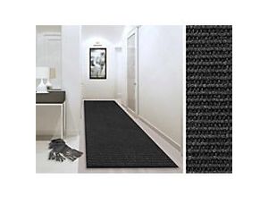 4064149081159 - Sisal-Teppich Floordirekt STEP Sylt Schwarz Sisal 660 x 1000 mm