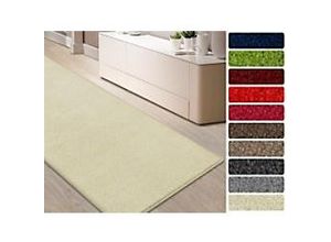 4064149138990 - Velours-Teppich Floordirekt STEP Dynasty Velours Creme Polypropylen 660 x 1000 mm