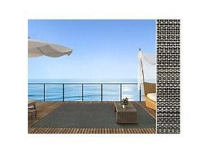 4064149270089 - Outdoor-Teppich Casa Pura Genua Dunkelgrau Vinyl Polyester 1200 x 1800 mm