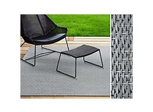 4064149270379 - Outdoor-Teppich Casa Pura Geona Grau Vinyl PET 1800 x 3000 mm