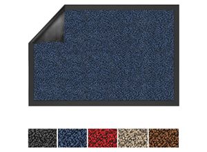 4064149908906 - Floordirekt - Antistatik-Schmutzmatte sky Performa Blau 60 x 180 cm - Blau