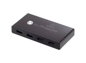 4064161032535 - RF-SHB-200 4 Port USB 32 Gen 1-Umschalter + Hub (USB 30) Schwarz