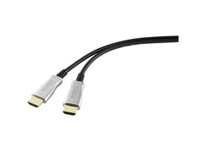 4064161041766 - HDMI Anschlusskabel HDMI-A Stecker HDMI-A Stecker 5000 m Schwarz SP-9019356 Geschirmt HDMI-Kabel