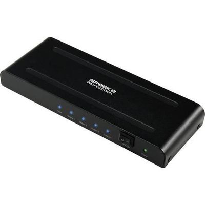 4064161041803 - Speaka Professional - SP-HDS-240 4 Port HDMI-Splitter Ultra HD-fähig 3840 x 2160 Pixel Schwarz