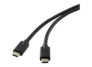 4064161071787 - USB-Kabel usb 32 Gen2x2 usb-c® Stecker 200 m Schwarz Geschirmt RF-4531576 - Renkforce