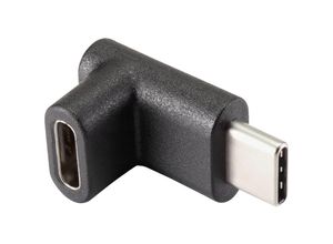 4064161081540 - Usb 32 Gen 2 (usb 31 Gen 2) Adapter [1x usb-c® Stecker - 1x usb-c® Buchse] 90° nach obe - Renkforce