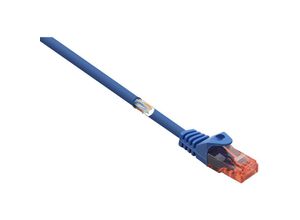 4064161082332 - BT-2270722 RJ45 Netzwerkkabel Patchkabel cat 6 u utp 1000 m Blau mit Rastnasenschutz Hal - Basetech