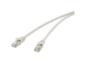 4064161082530 - RF-4541484 RJ45 Netzwerkkabel Patchkabel cat 5e f utp 025 m Grau mit Rastnasenschutz 1 s - Renkforce