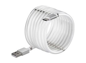 4064161148311 - USB-Kabel usb 20 usb-a Stecker usb-c® Stecker 100 m Weiß vergoldete Steckkontakte TO-68 - Renkforce