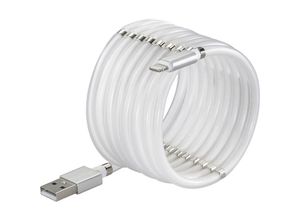 4064161149035 - USB-Kabel usb 20 usb-a Stecker Apple Lightning Stecker 100 m Weiß TO-6897012 - Renkforce