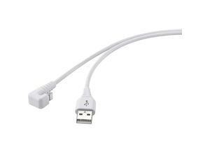 4064161150048 - USB-Kabel usb 20 usb-a Stecker Apple Lightning Stecker 100 m Weiß RF-4598340 - Renkforce