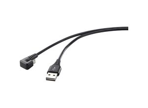 4064161150055 - USB-Kabel usb 20 usb-a Stecker USB-Micro-B Stecker 100 m Schwarz RF-4598342 - Renkforce