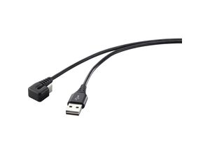 4064161153322 - USB-Kabel usb 20 usb-c® Stecker usb-a Stecker 100 m Schwarz RF-4609276 - Renkforce