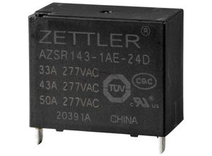 4064161158020 - AZSR143-1AE-24D Powerrelais 24 v dc 50 a 1 Schließer 1 St - Zettler Electronics