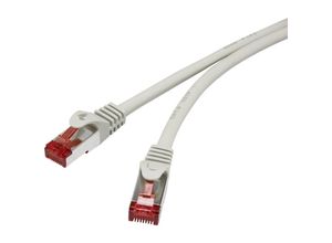 4064161168999 - RF-4724260 RJ45 Netzwerkkabel Patchkabel cat 6 s ftp 1500 m Grau mit Rastnasenschutz ve - Renkforce