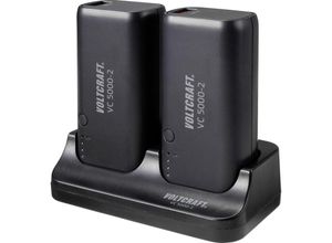 4064161171487 - Voltcraft - vc 5000-2 Powerbank 5000 mAh Li-Ion Schwarz Statusanzeige