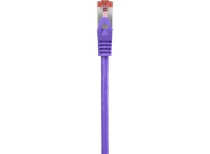 4064161172224 - RF-4724912 RJ45 Netzwerkkabel Patchkabel cat 6 s ftp 015 m Violett mit Rastnasenschutz - Renkforce