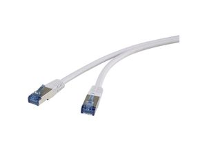 4064161174037 - RF-4737368 RJ45 Netzwerkkabel Patchkabel cat 6a s ftp 100 m Grau hochflexibel vergoldet - Renkforce