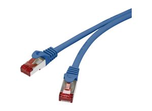 4064161174136 - RF-4737388 RJ45 Netzwerkkabel Patchkabel cat 6 s ftp 1000 m Blau mit Rastnasenschutz ve - Renkforce